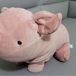 Jellycat London Mellow Mallow Pig Plush Stuffed Animal 15” Medium Pink